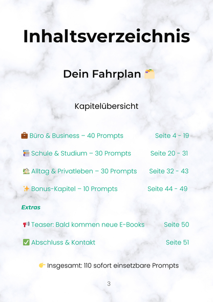 💡 100+ Prompts, die dir jeden Tag Zeit sparen